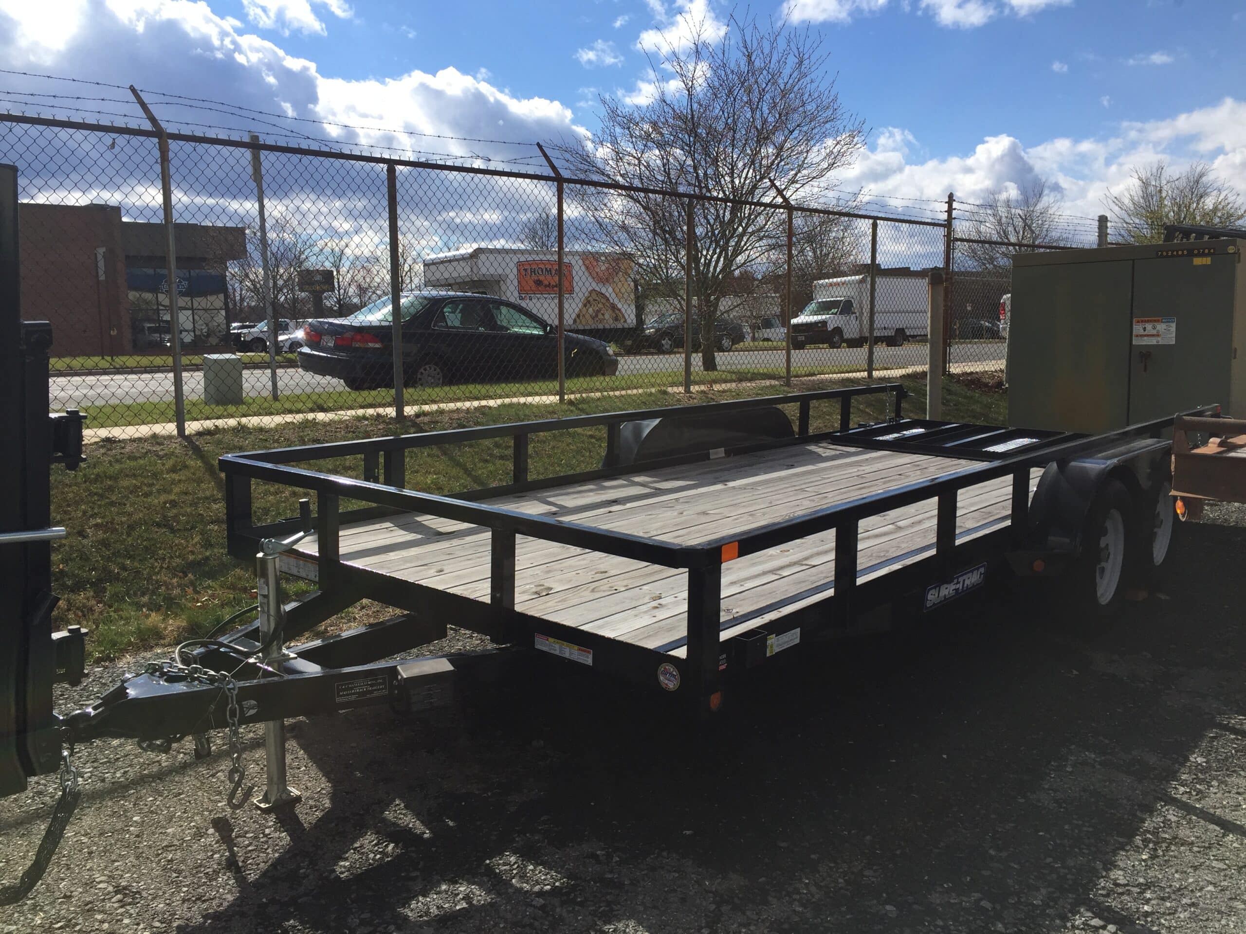 C & C Manufacturing NEW SureTrac 7’x18′ Landscape Trailer