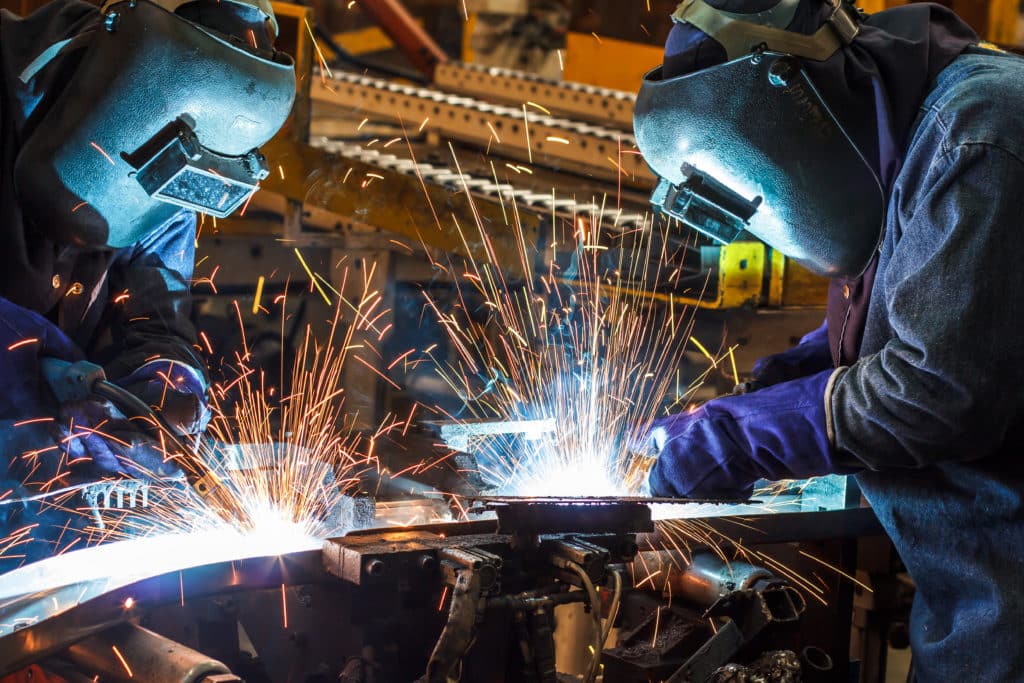 Welding with sparks in Gaithersburg, MD