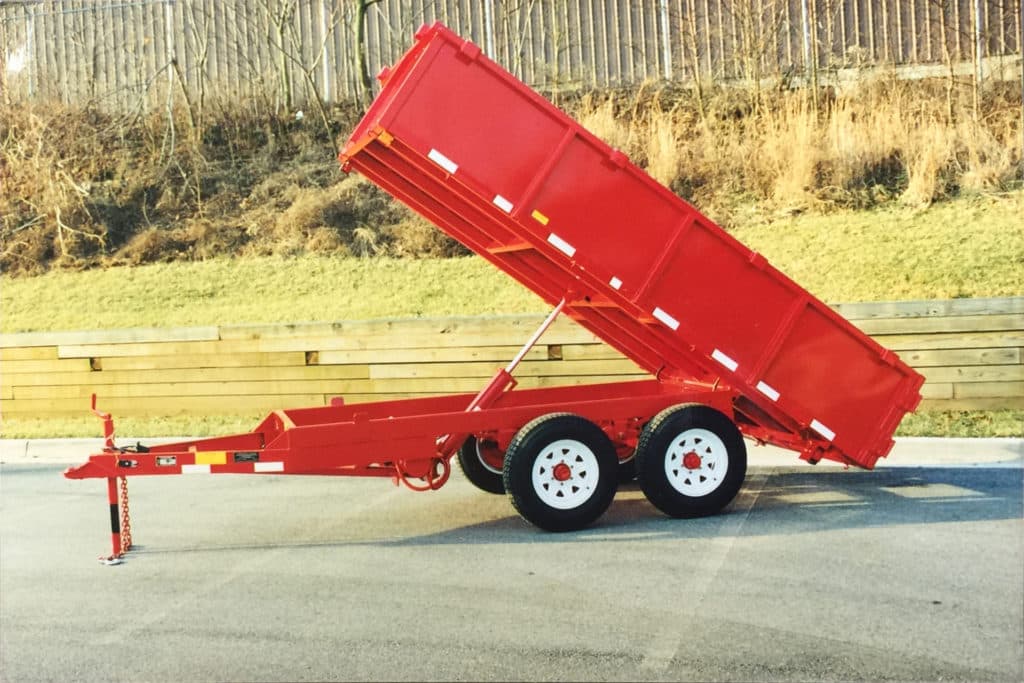 Red Dump Trailer